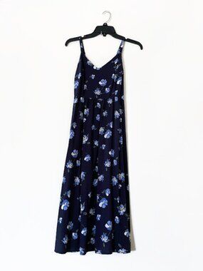 OLD NAVY. Navy blue floral dress